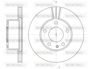 D6298.10 Brzdový kotouč WOKING