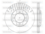 D6381.10 WOKING brzdový kotúč D6381.10 WOKING