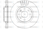 D6412.10 WOKING brzdový kotúč D6412.10 WOKING