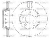D6463.10 Brzdový kotouč WOKING