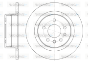 D6488.00 Brzdový kotouč WOKING