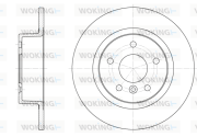 D6506.00 WOKING brzdový kotúč D6506.00 WOKING
