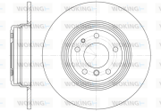 D6510.00 WOKING brzdový kotúč D6510.00 WOKING