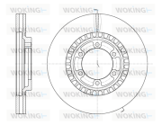 D6669.10 Brzdový kotouč WOKING
