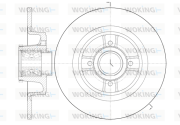 D6698.20 Brzdový kotouč WOKING