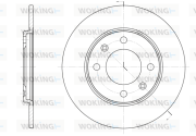 D6714.00 Brzdový kotouč WOKING