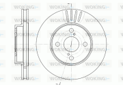 D6742.10 Brzdový kotouč WOKING