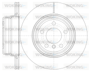 D6755.10 Brzdový kotouč WOKING