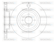 D6771.10 Brzdový kotouč WOKING