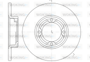 D6832.00 WOKING brzdový kotúč D6832.00 WOKING