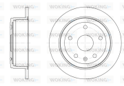 D6872.00 WOKING brzdový kotúč D6872.00 WOKING