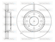 D6889.10 WOKING brzdový kotúč D6889.10 WOKING