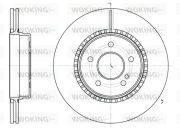 D6929.10 WOKING brzdový kotúč D6929.10 WOKING