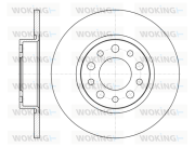 D6967.00 WOKING brzdový kotúč D6967.00 WOKING