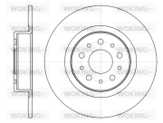 D6968.00 WOKING brzdový kotúč D6968.00 WOKING