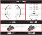 SPK 3182.04 Souprava brzd, bubnova brzda WOKING