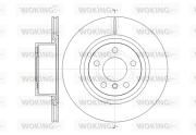 D61455.10 WOKING brzdový kotúč D61455.10 WOKING