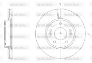 D61507.10 WOKING brzdový kotúč D61507.10 WOKING