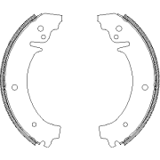 Z4026.00 Sada brzdových čelistí WOKING