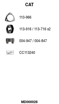 MD000028 Katalyzátor FA1