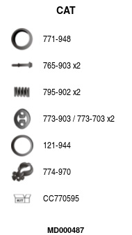 MD000487 Katalyzátor FA1