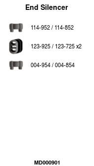 MD000901 Zadní tlumič výfuku FA1