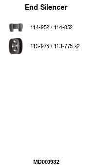 MD000932 Zadní tlumič výfuku FA1