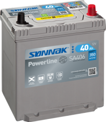 SA406 startovací baterie POWERLINE *** SONNAK