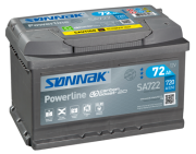 SA722 startovací baterie POWERLINE *** SONNAK