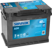 SK600 startovací baterie SONNAK AGM SONNAK