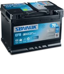 SL700 startovací baterie SONNAK EFB SONNAK