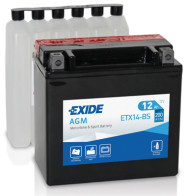 ETX14-BS startovací baterie EXIDE AGM SONNAK