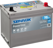 SA754 startovací baterie POWERLINE *** SONNAK