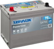 SA755 startovací baterie POWERLINE *** SONNAK
