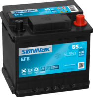 SL550 startovací baterie SONNAK Start-Stop EFB SONNAK
