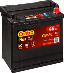 CB450 CENTRA Startovací baterie 12V / 45Ah / 330A - pravá (Plus) | CB450 CENTRA