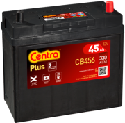 CB456 CENTRA Startovací baterie 12V / 45Ah / 330A - pravá (Plus) | CB456 CENTRA