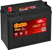 CB457 CENTRA Startovací baterie 12V / 45Ah / 330A - levá (Plus) | CB457 CENTRA