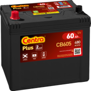 CB605 CENTRA Startovací baterie 12V / 60Ah / 390A - levá (Plus) | CB605 CENTRA
