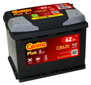 CB620 CENTRA Startovací baterie 12V / 62Ah / 540A - pravá (Plus) | CB620 CENTRA