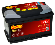 CB712 CENTRA Startovací baterie 12V / 71Ah / 670A - pravá (Plus) | CB712 CENTRA