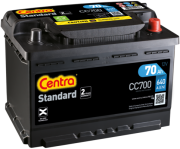 CC700 CENTRA Startovací baterie 12V / 70Ah / 640A - pravá (Standard) | CC700 CENTRA