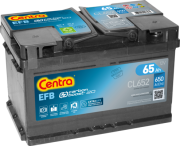 CL652 CENTRA Startovací baterie 12V / 65Ah / 650A - pravá (Start Stop EFB) | CL652 CENTRA