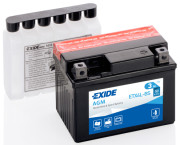 ETX4L-BS startovací baterie EXIDE AGM CENTRA