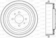 BAD9067.20 Brzdový buben OPEN PARTS