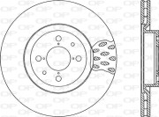 BDA1016.20 Brzdový kotouč OPEN PARTS