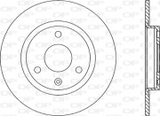 BDA1105.10 Brzdový kotouč OPEN PARTS