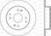 BDA1214.10 Brzdový kotouč OPEN PARTS