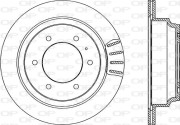 BDA1654.20 Brzdový kotouč OPEN PARTS