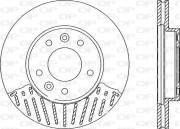 BDA2124.20 Brzdový kotouč OPEN PARTS